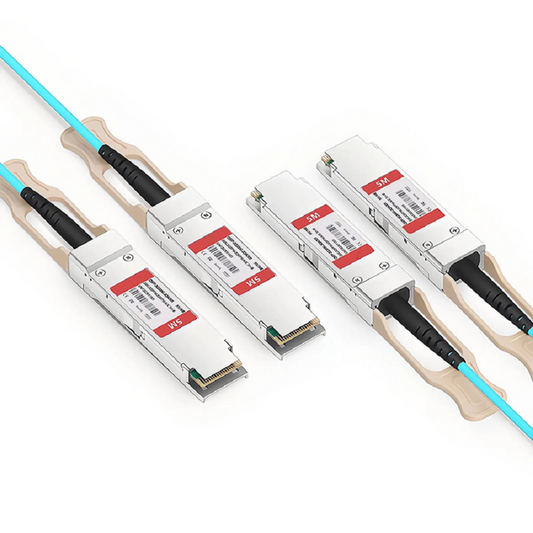 FyberOptix 30m (98ft) NVIDIA/Mellanox MFS1S90-H003E Compatible 2 x 200G QSFP56 4 x 50G PAM4 to 2 x 200G QSFP56 4 x 50G PAM4 InfiniBand HDR Active Optical Breakout Cable for Quantum Switches