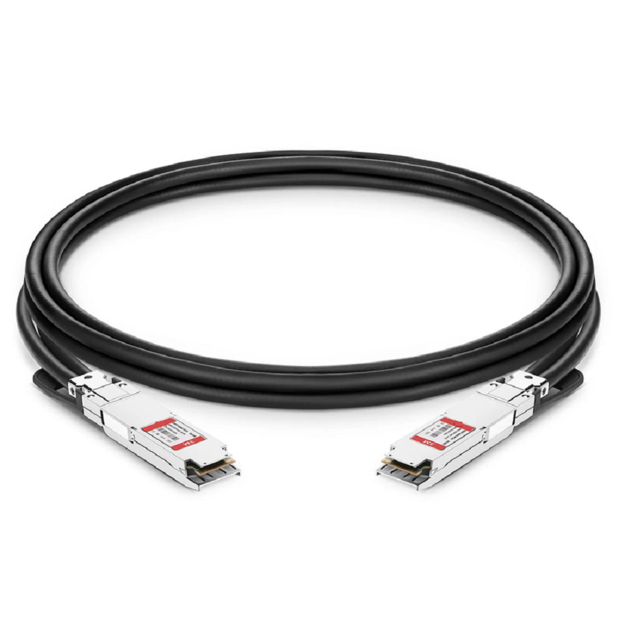 FyberOptix 3m (10ft) NVIDIA/Mellanox Compatible 400G OSFP 8 x 50G PAM4 Finned Top InfiniBand HDR Passive Direct Attach Copper Twinax Cable