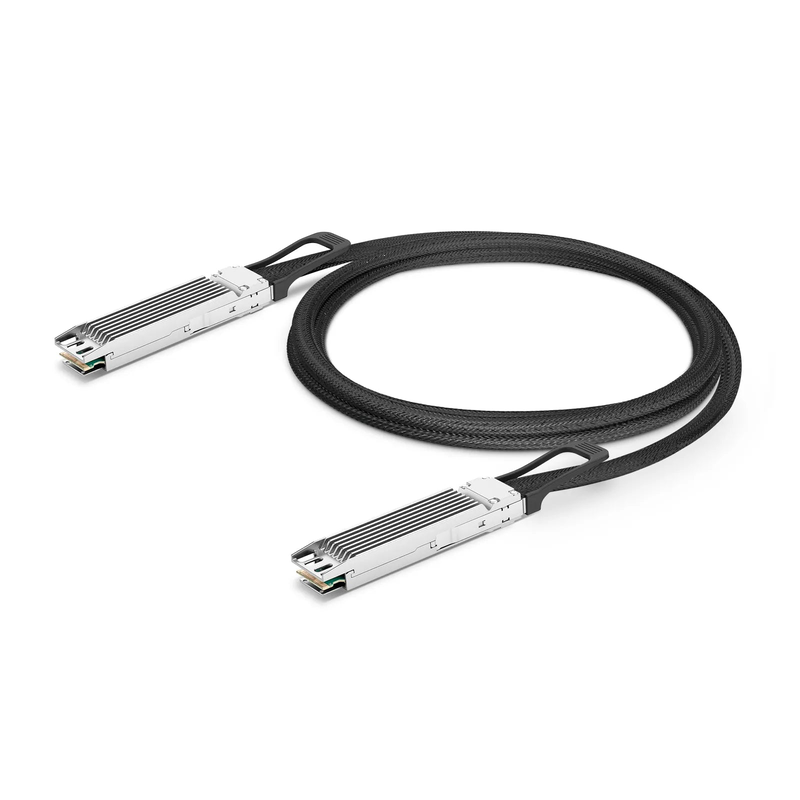 FyberOptix 3m (10ft) NVIDIA/Mellanox MCA4J80-N003 Compatible 800G Twin-port OSFP 8 x 100G PAM4 Finned Top InfiniBand NDR Active Direct Attach Copper Twinax Cable for Quantum-2 Switches
