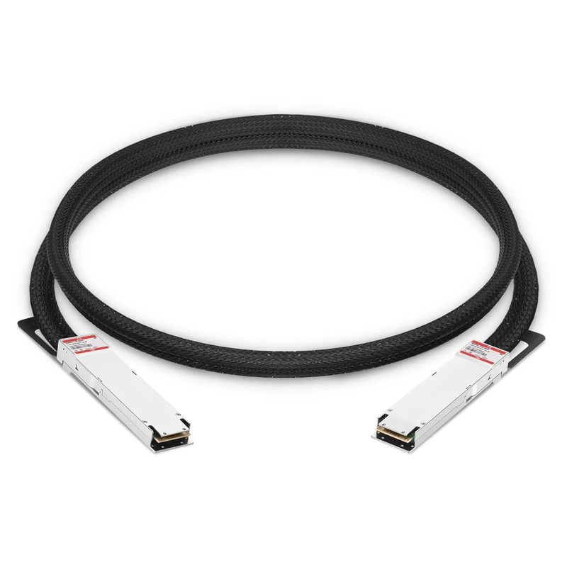FyberOptix 1m (3ft) NVIDIA/Mellanox MCA4K00-X001 Compatible 1.6T OSFP224 8 x 200G PAM4 Flat Top InfiniBand XDR Active Direct Attach Copper Twinax Cable