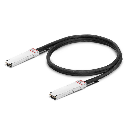 FyberOptix 2m (7ft) NVIDIA/Mellanox MCA4K00-X002 Compatible 1.6T OSFP224 8 x 200G PAM4 Flat Top InfiniBand XDR Active Direct Attach Copper Twinax Cable