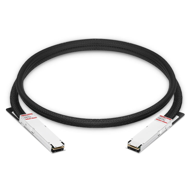 FyberOptix 3m (10ft) NVIDIA/Mellanox MCA4K00-X003 Compatible 1.6T OSFP224 8 x 200G PAM4 Flat Top InfiniBand XDR Active Direct Attach Copper Twinax Cable