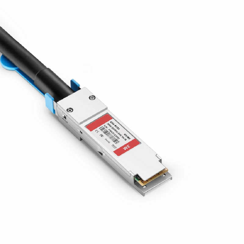 FyberOptix 5m (16ft) NVIDIA/Mellanox MCA1J00-H005E Compatible 200G QSFP56 4 x 50G PAM4 InfiniBand HDR Active Direct Attach Copper Twinax Cable for Quantum Switches and ConnectX-6 HCA
