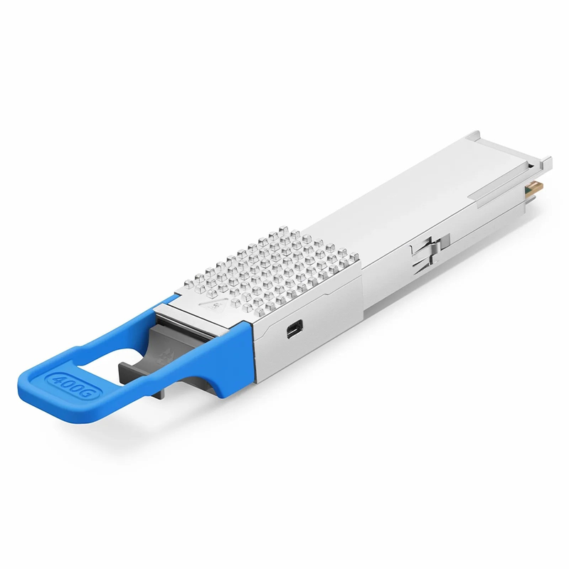 FyberOptix NVIDIA/Mellanox Compatible 400GBASE-DR4 QSFP112 4 x 100G PAM4 1310nm 500m DOM MPO-12/APC SMF Ethernet Optical Transceiver Module, Breakout to 4 x 100G-DR
