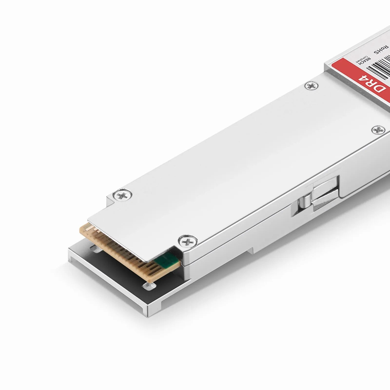 FyberOptix NVIDIA/Mellanox Compatible 400GBASE-DR4 QSFP112 4 x 100G PAM4 1310nm 500m DOM MPO-12/APC SMF Ethernet Optical Transceiver Module, Breakout to 4 x 100G-DR