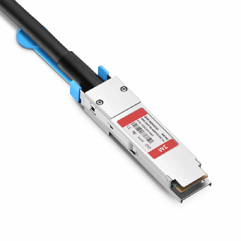 FyberOptix 3m (10ft) Juniper Networks Compatible 400G QSFP-DD 8 x 50G PAM4 to 4 x 100G QSFP56 2 x 50G PAM4 Active Direct Attach Copper Breakout Cable