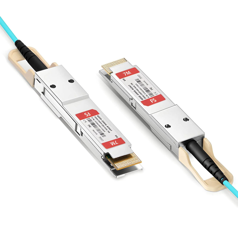 FyberOptix 7m (23ft) Dell Compatible 200G QSFP-DD 8 x 25G NRZ Active Optical Cable