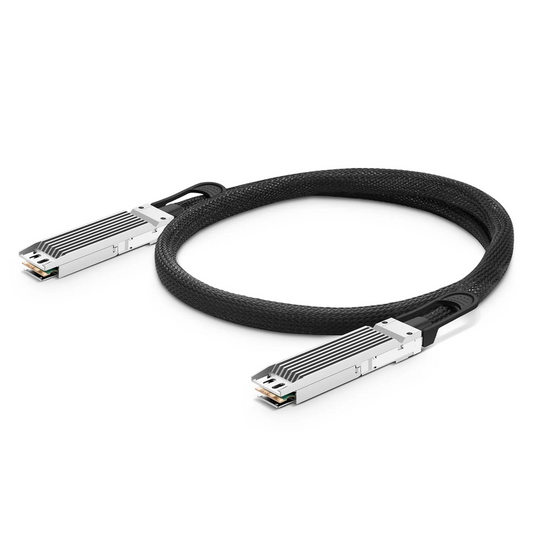 FyberOptix 1m (3ft) Juniper Networks OSFP-800G-DAC-1M Compatible 800G OSFP 8 x 100G PAM4 Finned Top Passive Direct Attach Copper Twinax Cable