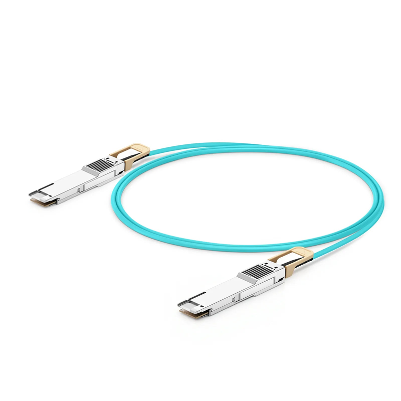 FyberOptix 3m (10ft) Dell AOC-Q56DD-400G-3M Compatible 400G QSFP-DD 8 x 50G PAM4 Active Optical Cable