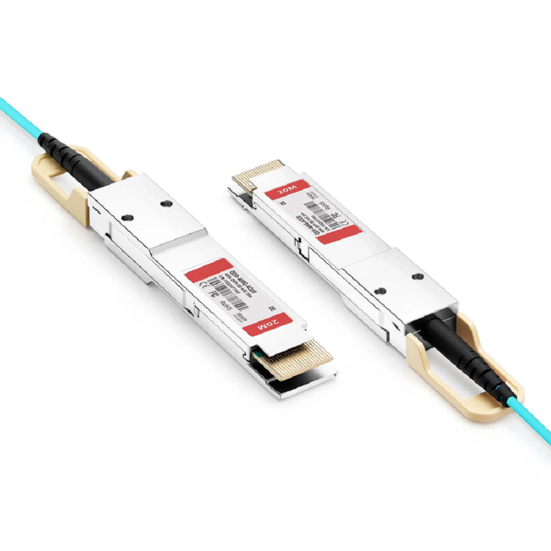 FyberOptix 3m (10ft) Dell AOC-Q56DD-400G-3M Compatible 400G QSFP-DD 8 x 50G PAM4 Active Optical Cable