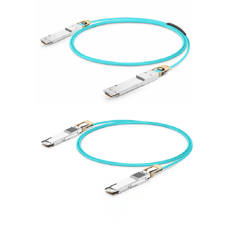 FyberOptix 70m (230ft) Dell AOC-Q56DD-400G-70M Compatible 400G QSFP-DD 8 x 50G PAM4 Active Optical Cable