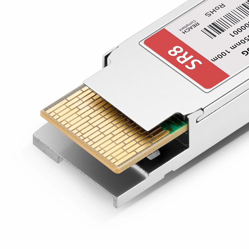 FyberOptix Cisco QDD-400G-SR8-S Compatible 400GBASE-SR8 QSFP-DD 8 x 50G PAM4 850nm 100m DOM MPO-16/APC MMF Optical Transceiver Module, Breakout to 2 Ãƒâ€” 200G-SR4 and 8 Ãƒâ€” 50G-SR