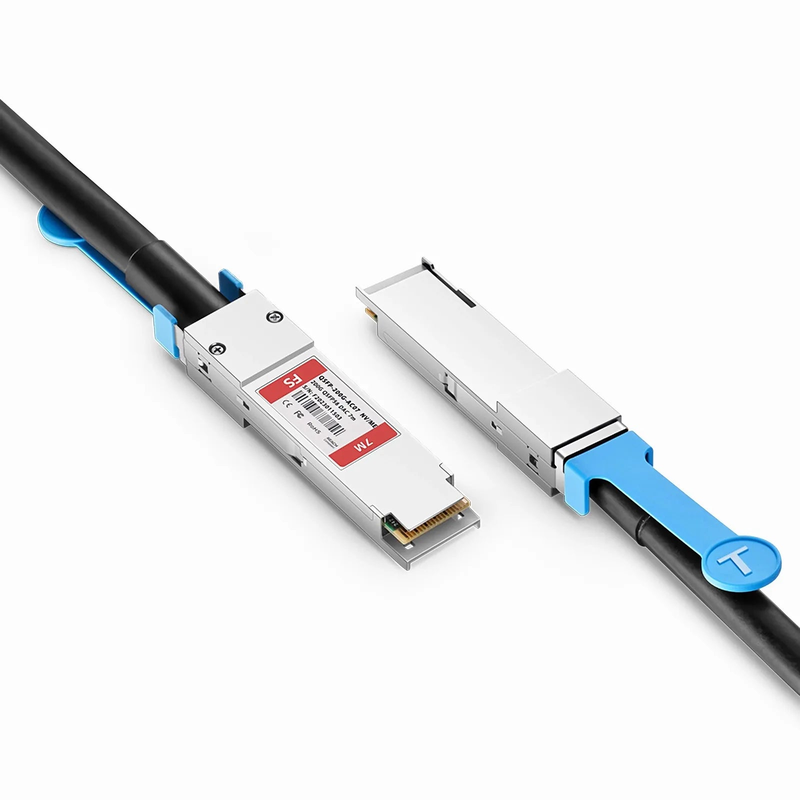 FyberOptix 7m (23ft) NVIDIA/Mellanox MCA1J00-H007E Compatible 200G QSFP56 4 x 50G PAM4 Ethernet Active Direct Attach Copper Twinax Cable