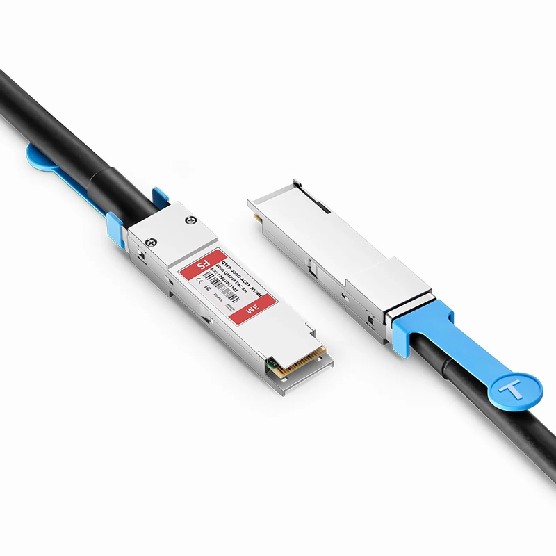 FyberOptix 3m (10ft) NVIDIA/Mellanox MCA1J00-H003E Compatible 200G QSFP56 4 x 50G PAM4 Ethernet Active Direct Attach Copper Twinax Cable