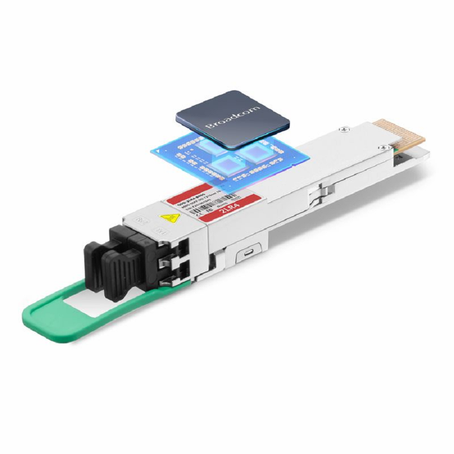 FyberOptix Juniper QDD-2X400G-LR4-P 800GBASE 2x LR4 QSFP-DD 8 x 100G PAM4 1310nm 10km DOM Dual Duplex LC/UPC SMF Optical Transceiver Module