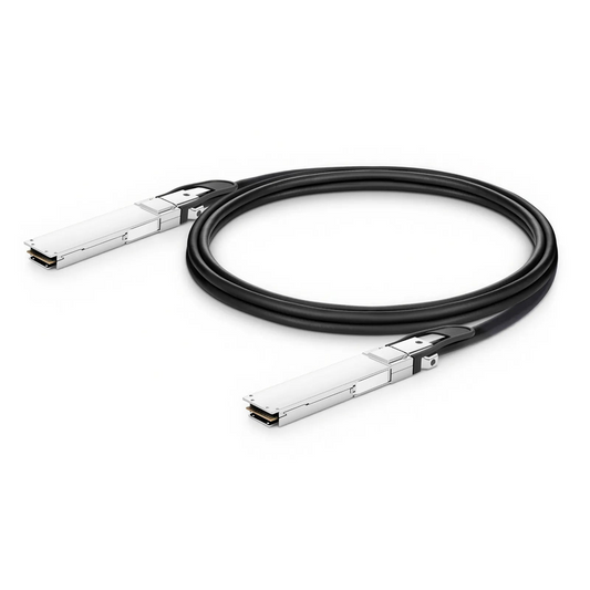FyberOptix 1.5m (5ft) NVIDIA/Mellanox Compatible 400G OSFP 8 x 50G PAM4 Flat Top Ethernet Passive Direct Attach Copper Twinax Cable
