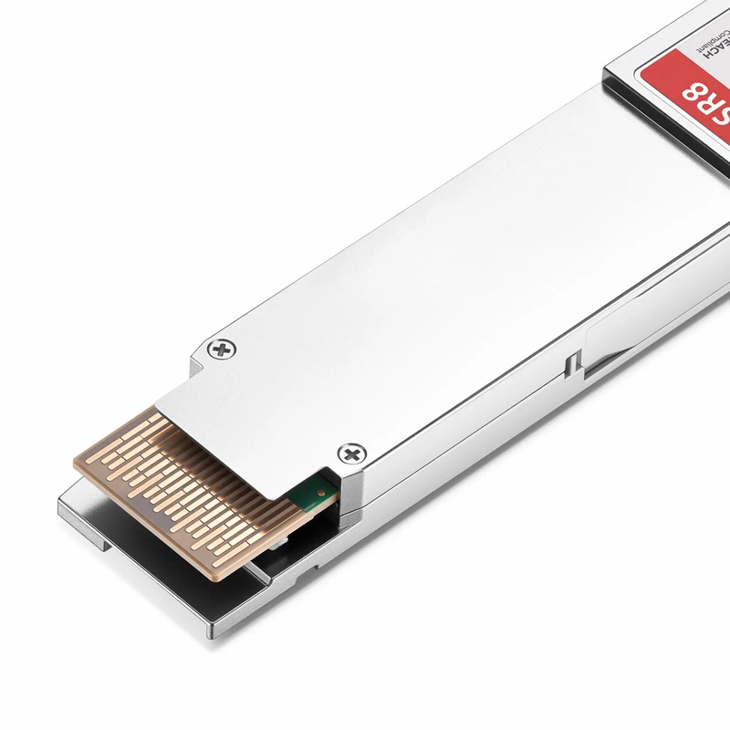 FyberOptix Arista Networks QDD-800G-2VSR4 Compatible 800GBASE 2xSR4/SR8 QSFP-DD 8 x 100G PAM4 850nm 50m DOM Dual MPO-12/APC MMF Optical Transceiver Module