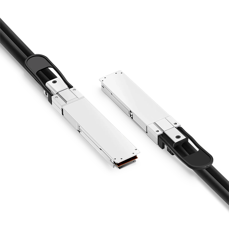 FyberOptix 1m (3ft) Generic Compatible 800G QSFP-DD 8 x 100G PAM4 Active Direct Attach Copper Twinax Cable