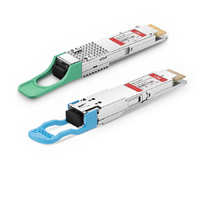 FyberOptix 400GBASE-LR4 QSFP-DD 8 x 50G PAM4 1310nm 10km DOM Duplex LC/UPC SMF Optical Transceiver Module for FS Switches