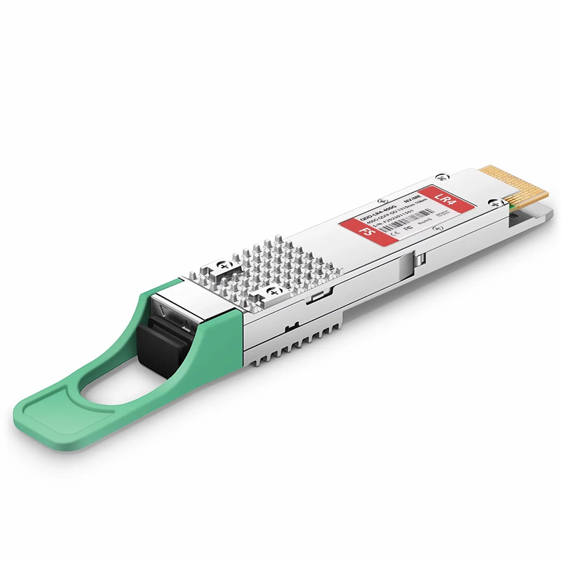 FyberOptix NVIDIA/Mellanox MMS1V90-WR Compatible 400GBASE-LR4 QSFP-DD 8 x 50G PAM4 1310nm 10km DOM Duplex LC/UPC SMF Ethernet Optical Transceiver Module