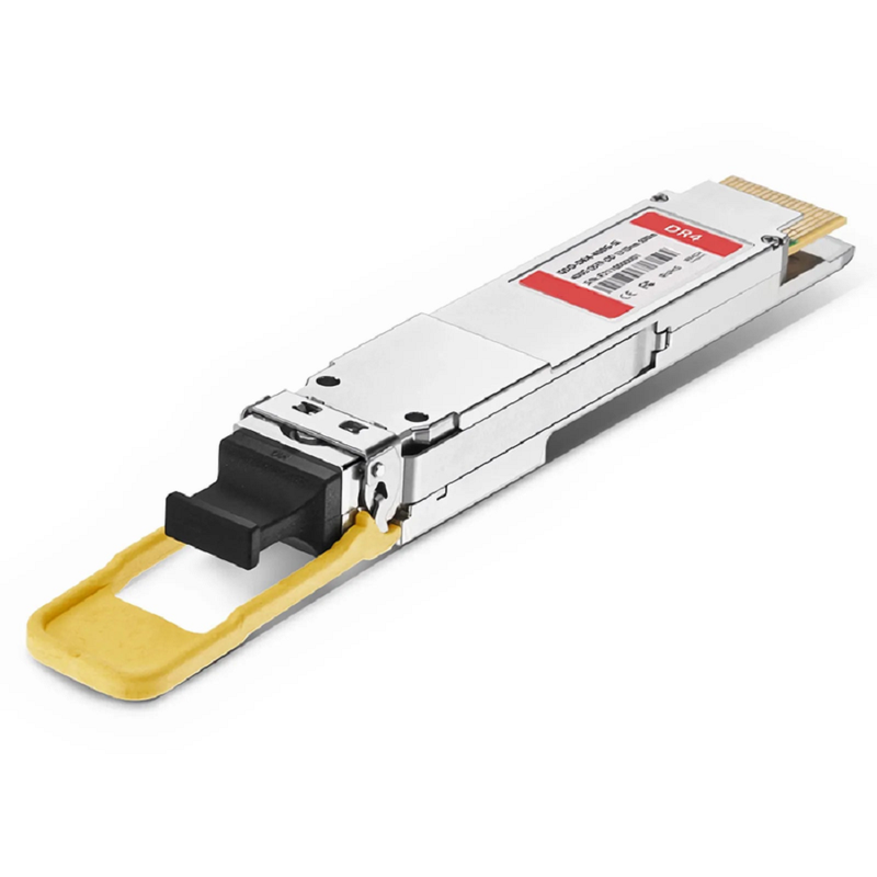 FyberOptix Cisco QDD-400G-DR4-S Compatible 400GBASE-DR4 QSFP-DD 8 x 50G PAM4 1310nm 500m DOM MPO-12/APC SMF SiPh-Based Optical Transceiver Module, Breakout to 4 x 100G-DR