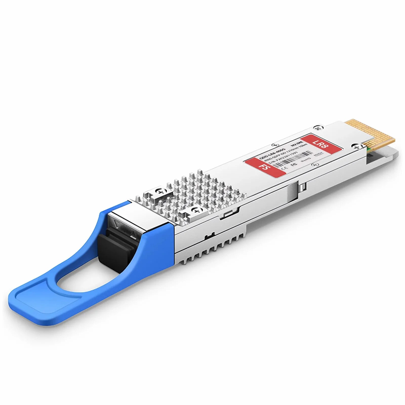 FyberOptix NVIDIA/Mellanox Compatible 400GBASE-LR8 QSFP-DD 8 x 50G PAM4 1310nm 10km DOM Duplex LC/UPC SMF Ethernet Optical Transceiver Module
