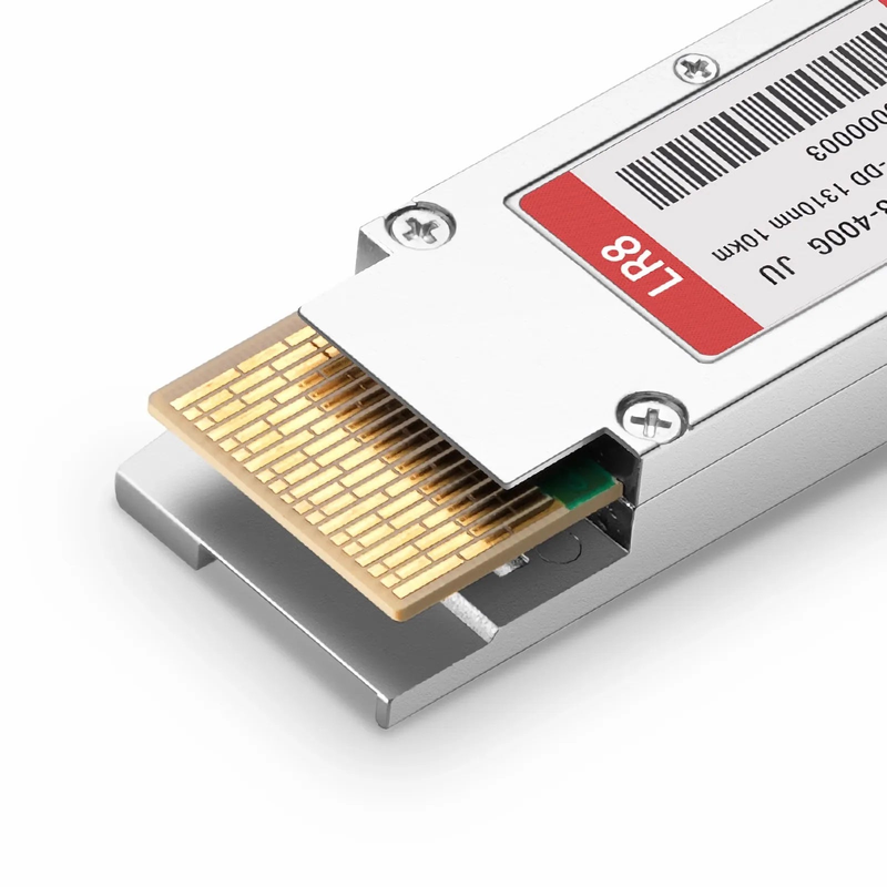 FyberOptix Juniper Networks QDD-400G-LR8 Compatible 400GBASE-LR8 QSFP-DD 8 x 50G PAM4 1310nm 10km DOM Duplex LC/UPC SMF Optical Transceiver Module