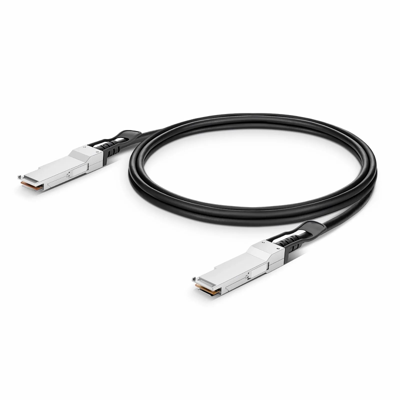 FyberOptix 2m (7ft) Dell DAC-Q56-200G-2M Compatible 200G QSFP56 4 x 50G PAM4 Passive Direct Attach Copper Twinax Cable