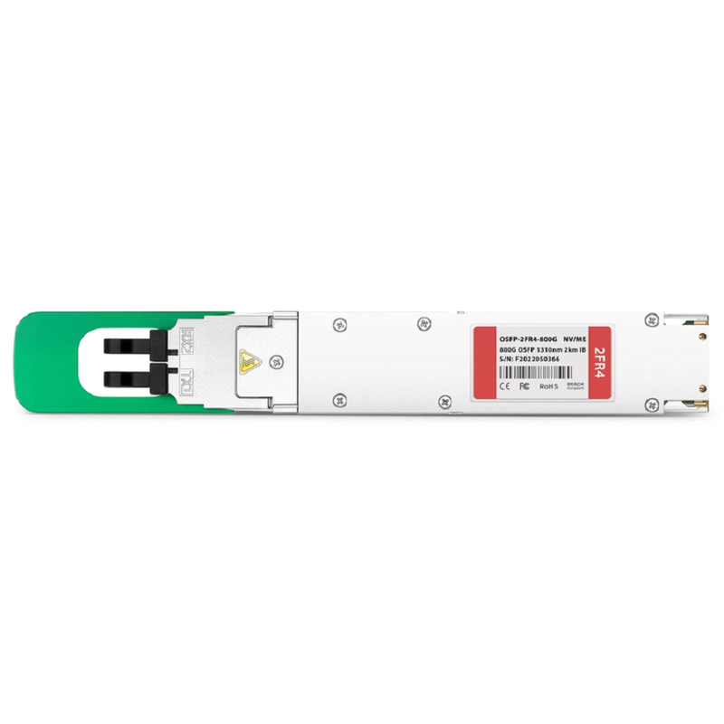 FyberOptix Juniper Networks OSFP-2X400G-LR4-P Compatible 800GBASE 2 x LR4 OSFP Closed Finned Top 8 x 100G PAM4 1310nm 10km DOM Dual Duplex LC/UPC SMF Optical Transceiver Module