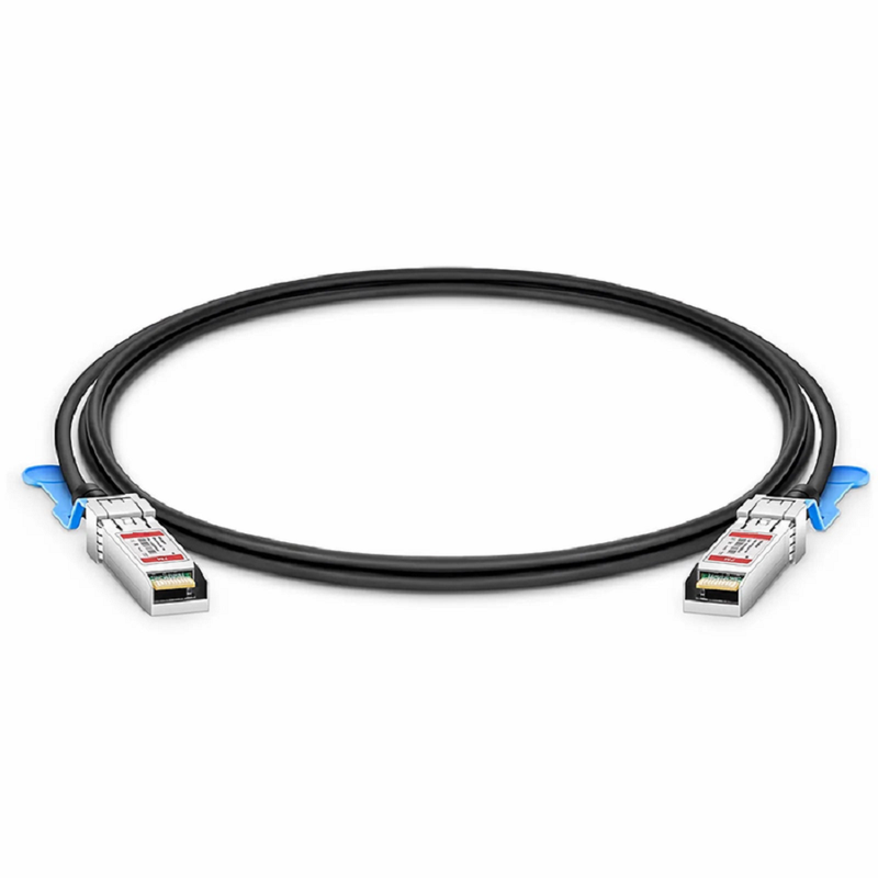 FyberOptix 2m (7ft) Generic Compatible 400G QSFP112 4 x 100G PAM4 Active Direct Attach Copper Twinax Cable