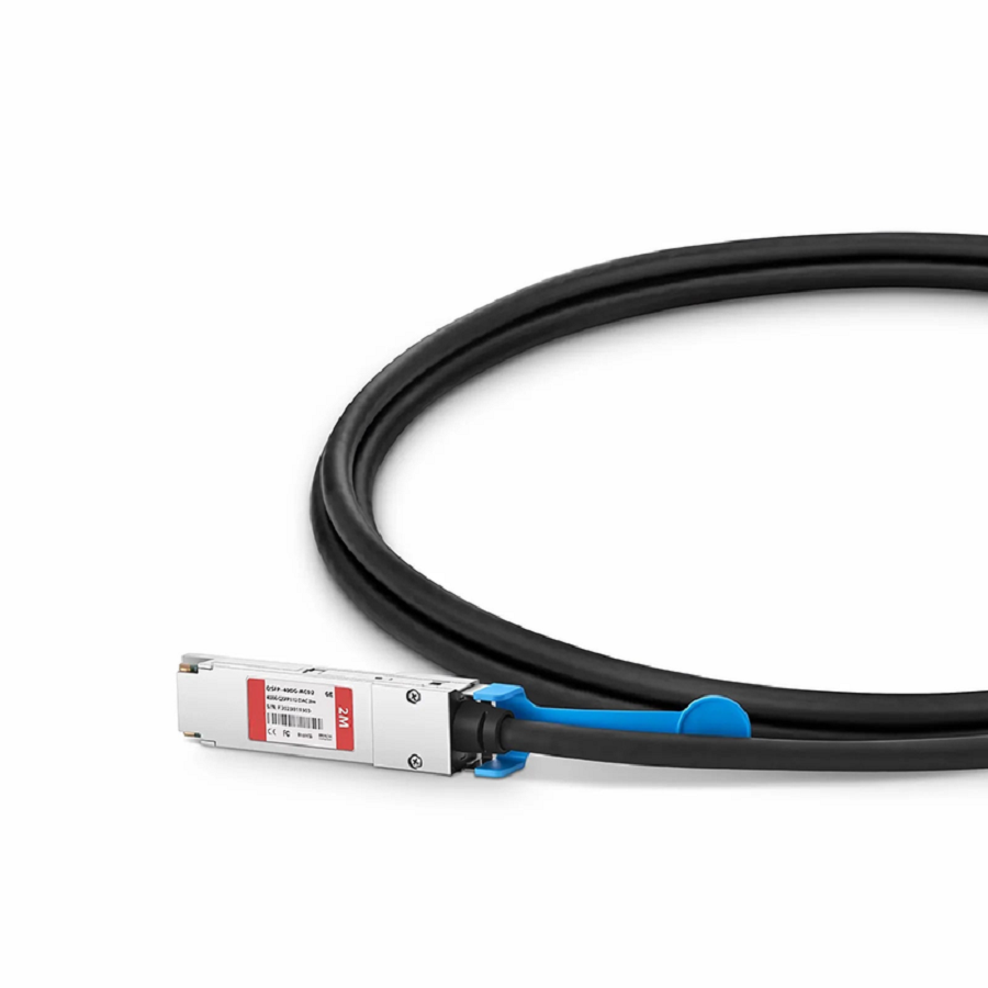 FyberOptix 2m (7ft) Generic Compatible 400G QSFP112 4 x 100G PAM4 Active Direct Attach Copper Twinax Cable