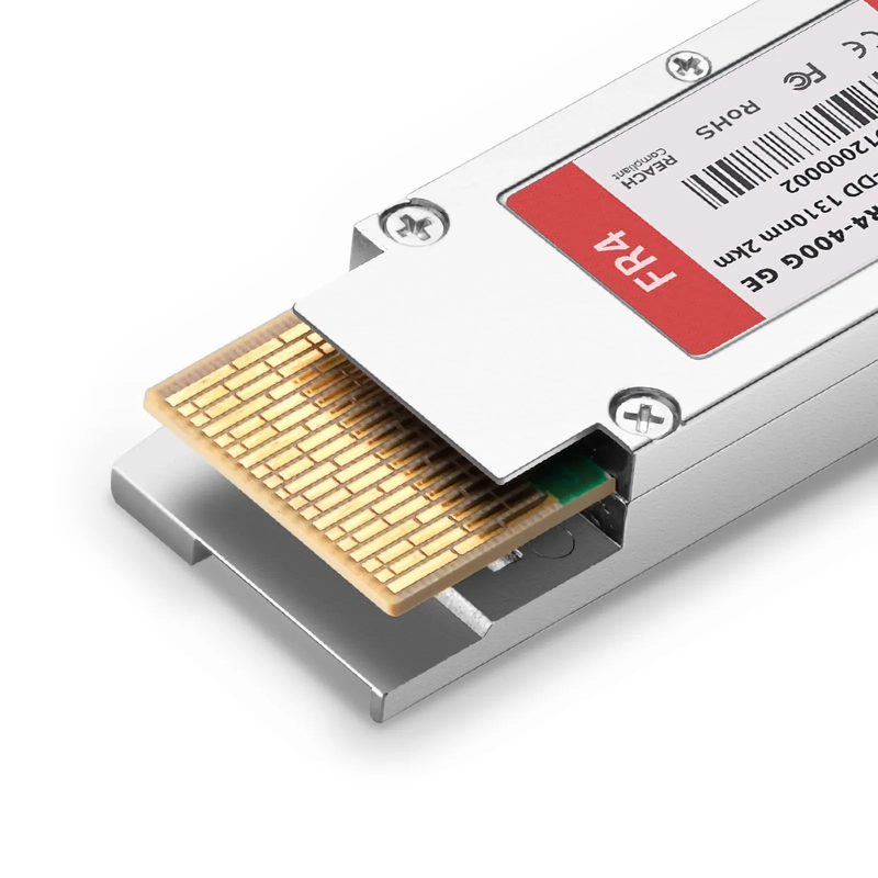 FyberOptix Generic Compatible 400GBASE-FR4 QSFP-DD 8 x 50G PAM4 1310nm 2km DOM Duplex LC/UPC SMF Optical Transceiver Module
