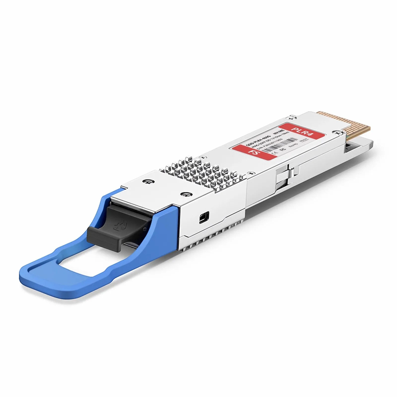 FyberOptix NVIDIA/Mellanox Compatible 4 x 100GBASE-LR QSFP-DD 8 x 50G PAM4 1310nm 10km DOM MPO-12/APC SMF Ethernet Optical Transceiver Module, Breakout to 4 x 100G-LR