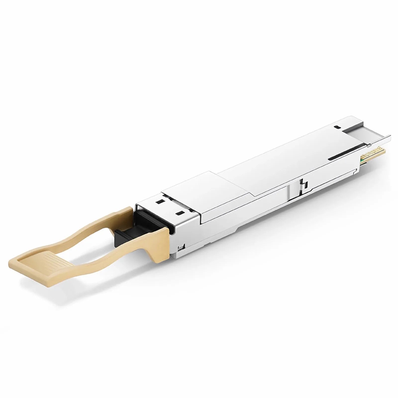FyberOptix NVIDIA/Mellanox T-DQ8FNS-N00-M Compatible 400GBASE-SR8 QSFP-DD 8 x 50G PAM4 850nm 100m DOM MPO-16/APC MMF Ethernet Optical Transceiver Module, Breakout to 2 x 200G-SR4 and 8 x 50G-SR
