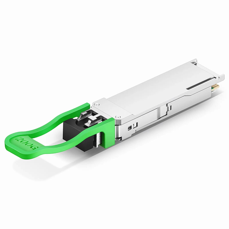FyberOptix 200GBASE-FR4 QSFP56 4 x 50G PAM4 1310nm 2km DOM Duplex LC SMF Optical Transceiver Module for FS Switches