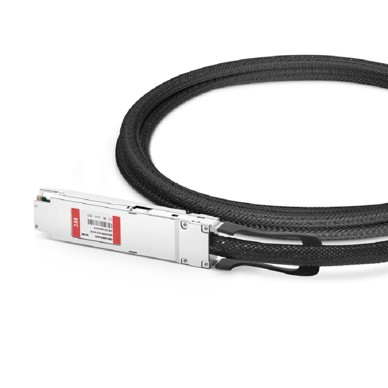 FyberOptix 3m (10ft) NVIDIA/Mellanox MCA4J80-N003 Compatible 800G Twin-port OSFP 8 x 100G PAM4 Finned Top Ethernet Active Direct Attach Copper Twinax Cable