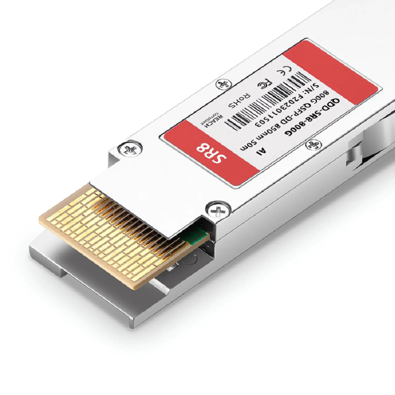 FyberOptix Cisco Compatible 800GBASE-SR8 QSFP-DD 8 x 100G PAM4 850nm 50m DOM MPO-16/APC MMF Optical Transceiver Module