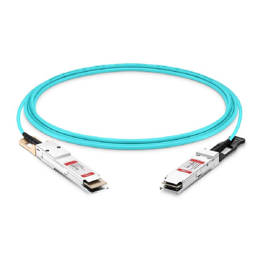 FyberOptix 10m (33ft) Cisco Compatible 400G QSFP112 4 x 100G PAM4 to 400G QSFP-DD 8 x 50G PAM4 Active Optical Cable