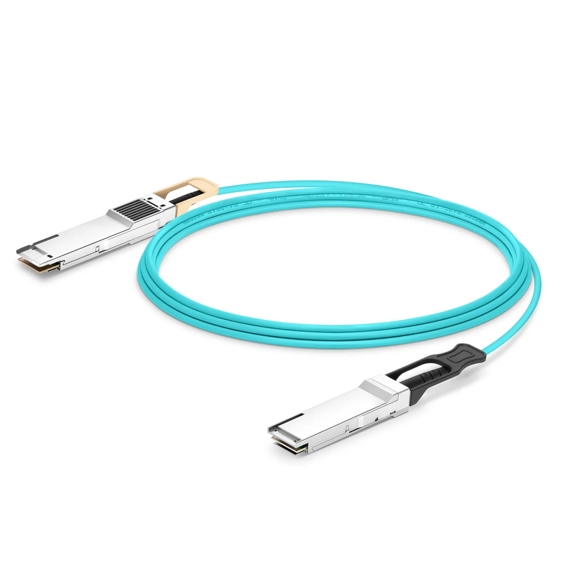 FyberOptix 15m (49ft) Cisco Compatible 400G QSFP112 4 x 100G PAM4 to 400G QSFP-DD 8 x 50G PAM4 Active Optical Cable