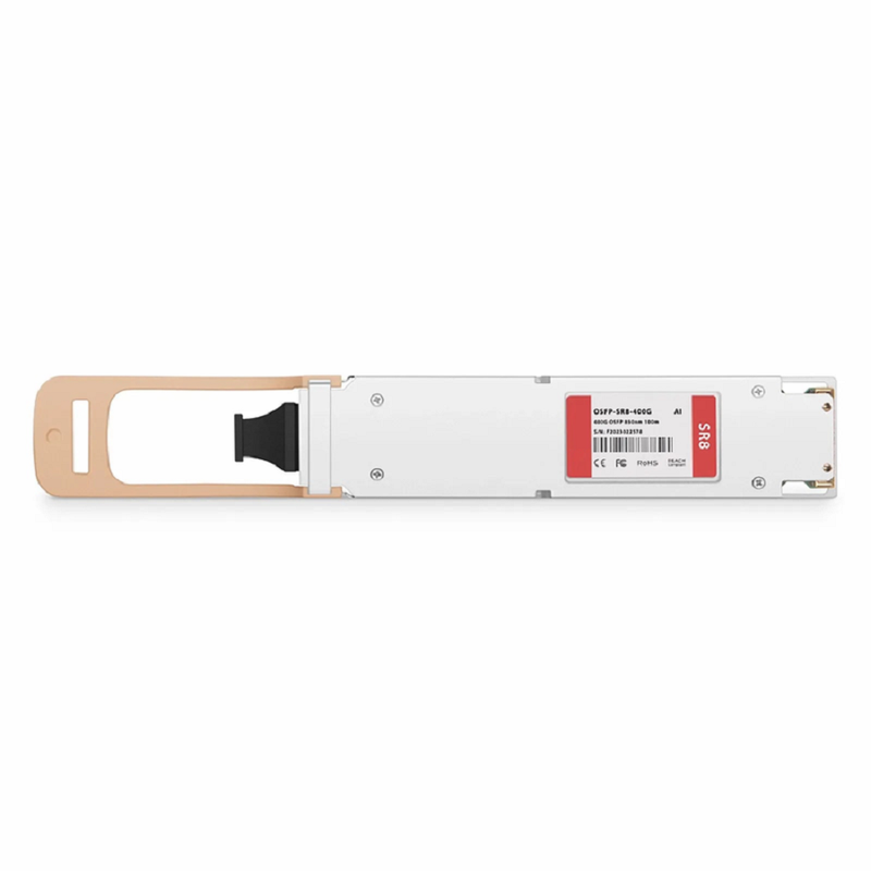 FyberOptix Arista Networks OSFP-400G-SR8 Compatible 400GBASE-SR8 OSFP Finned Top 8 x 50G PAM4 850nm 100m DOM MPO-16/APC MMF Optical Transceiver Module, Breakout to 2 Ãƒâ€” 200G-SR4 and 8 Ãƒâ€” 50G-SR