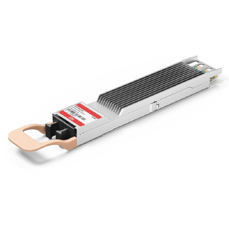 FyberOptix NVIDIA/Mellanox MMA4Z00-NS Compatible 800GBASE 2xSR4/SR8 OSFP Finned Top 8 x 100G PAM4 850nm 50m DOM Dual MPO-12/APC MMF Ethernet Optical Transceiver Module