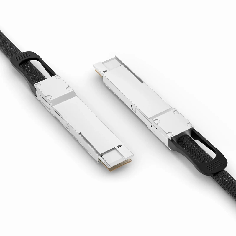 FyberOptix 2m (7ft) Arista Compatible 800G QSFP-DD 8 x 100G PAM4 Active Electrical Cable