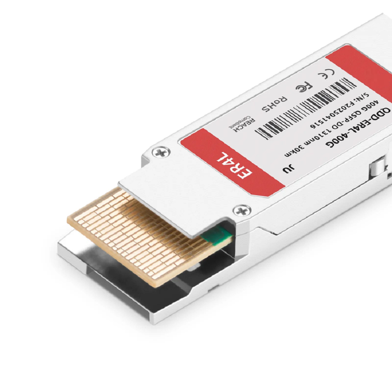 FyberOptix Cisco Compatible 400GBASE-ER4L QSFP-DD 8 x 50G PAM4 1310nm 30km DOM Duplex LC/UPC SMF Optical Transceiver Module