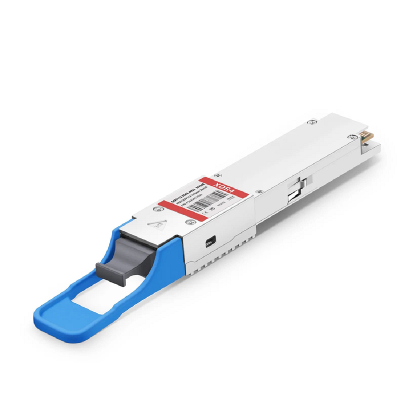 FyberOptix Cisco Compatible 400GBASE-XDR4 QSFP112 4 x 100G PAM4 1310nm 2km DOM MPO-12/APC SMF Optical Transceiver Module, Breakout to 4 x 100G-FR