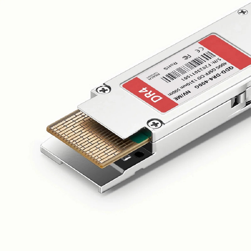 FyberOptix Juniper Networks QDD-4X100G-FR Compatible 400GBASE-XDR4 QSFP-DD 8 x 50G PAM4 1310nm 2km DOM MPO-12/APC SMF Optical Transceiver Module, Breakout to 4 x 100G-FR