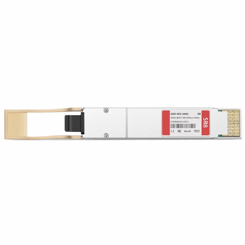 FyberOptix Generic Compatible 400GBASE-SR8 QSFP-DD 8 x 50G PAM4 850nm 100m DOM MPO-16/APC MMF Optical Transceiver Module, Breakout to 2 Ãƒâ€” 200G-SR4 and 8 Ãƒâ€” 50G-SR