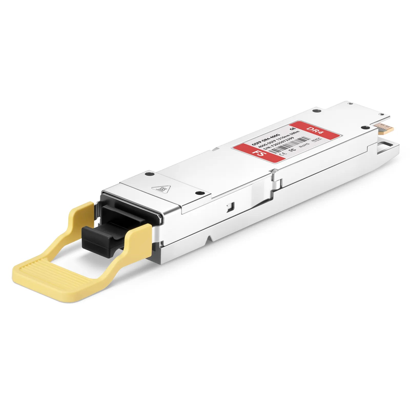 FyberOptix Generic Compatible 400GBASE-DR4 OSFP Finned Top 8 x 50G PAM4 1310nm 500m DOM MPO-12/APC SMF Optical Transceiver Module, Breakout to 4 x 100G-DR