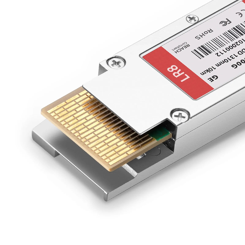 FyberOptix Generic Compatible 400GBASE-LR8 QSFP-DD 8 x 50G PAM4 1310nm 10km DOM Duplex LC/UPC SMF Optical Transceiver Module