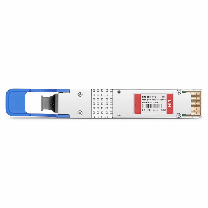 FyberOptix Arista Networks QDD-400G-PLR4 Compatible 4 x 100GBASE-LR QSFP-DD 1310nm 10km DOM MPO-12/APC SMF Optical Transceiver Module, Breakout to 4 x100G-LR