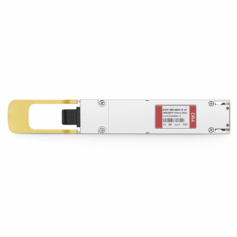 FyberOptix Arista Networks OSFP-400G-DR4 Compatible 400GBASE-DR4 OSFP Finned Top 8 x 50G PAM4 1310nm 500m DOM MPO-12/APC SMF SiPh-Based Optical Transceiver Module, Breakout to 4 x 100G-DR